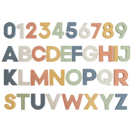 Mushie - Letters & Numbers Bath Play Set