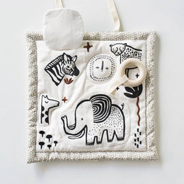 Wee Gallery - Organic Activity Pad for Baby - Safari Animals