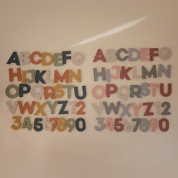 Mushie - Letters & Numbers Bath Play Set