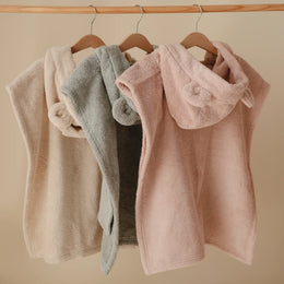 Mushie -  Bear Poncho Towel