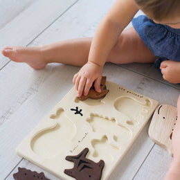 Wee Gallery - Wooden Tray Puzzle - Ocean Animals