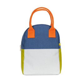 Fluf - Zipper Lunch - Two Tone Citrus Sky