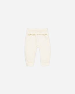 Quincy Mae - Cotton Baby Pant Ivory