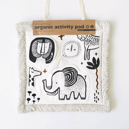 Wee Gallery - Organic Activity Pad for Baby - Safari Animals