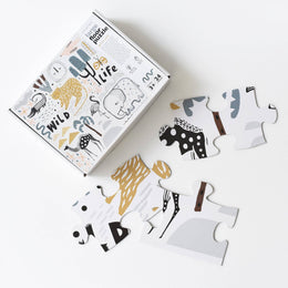 Wee Gallery - Wild Life Animals 24-Piece Floor Puzzle