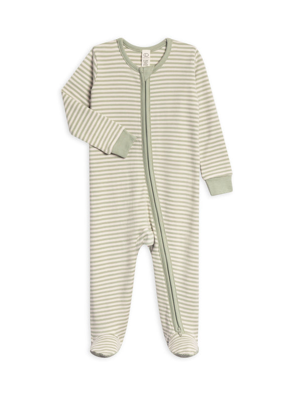 Colored Organics - Peyton Zipper Sleeper - Stripe Collection