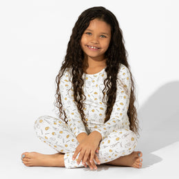 Bellabu Bear - Milk and Cookies Bamboo Kids Pajamas