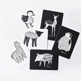 Wee Gallery - Art Cards for Baby - Baby Animals - Infant Flash Cards