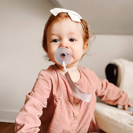 Ali+Oli - Ali+Oli Linen Pacifier Clips (set of 3)