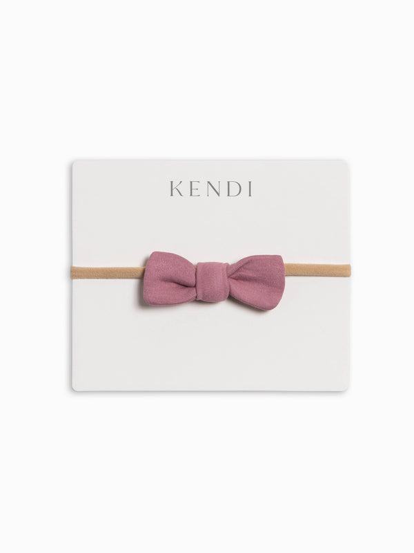Colored Organics - Cotton Dainty Bow - Bloom