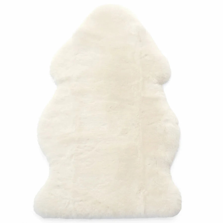 Woolino - Sheepskin Cuddle Rug - Ivory
