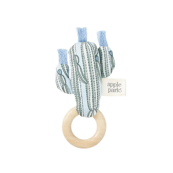 Apple Park - Teething Rattle - Blooming Saguaro