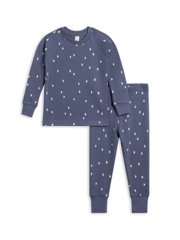 Colored Organics - 2 Piece Long Sleeve Jammie Set - Half Moon