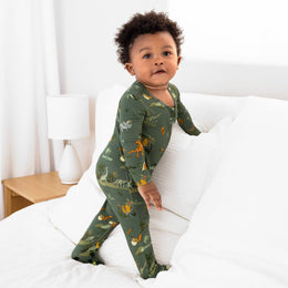 Bellabu Bear - Jurassic Park: Safari Bamboo Convertible Footie