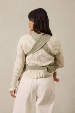 Sage Chequer Soft Buckle Carrier