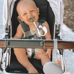Ali+Oli - Ali+Oli Linen Pacifier Clips (set of 3)