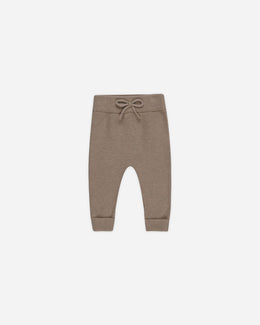 Quincy Mae - Knit Pant Heathered Mocha