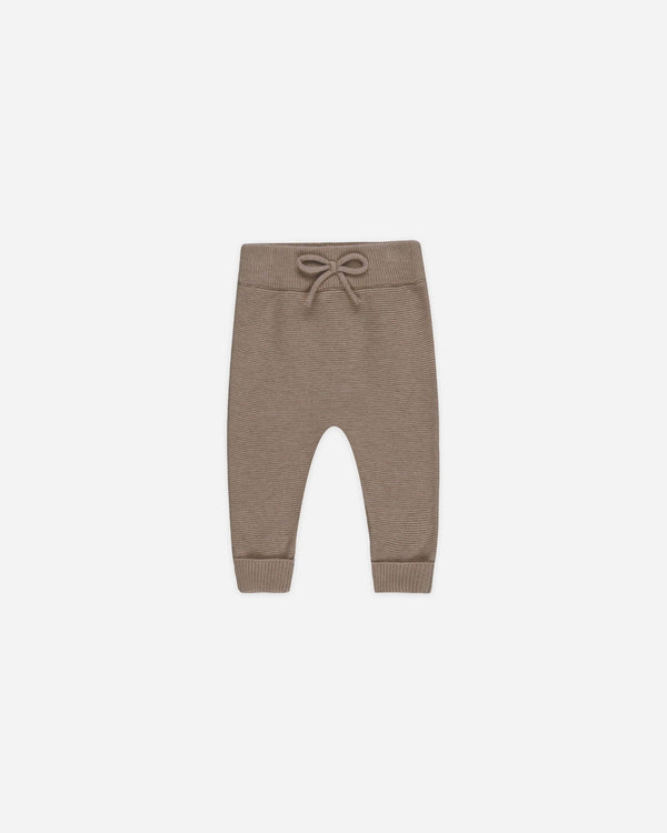 Quincy Mae - Knit Pant Heathered Mocha