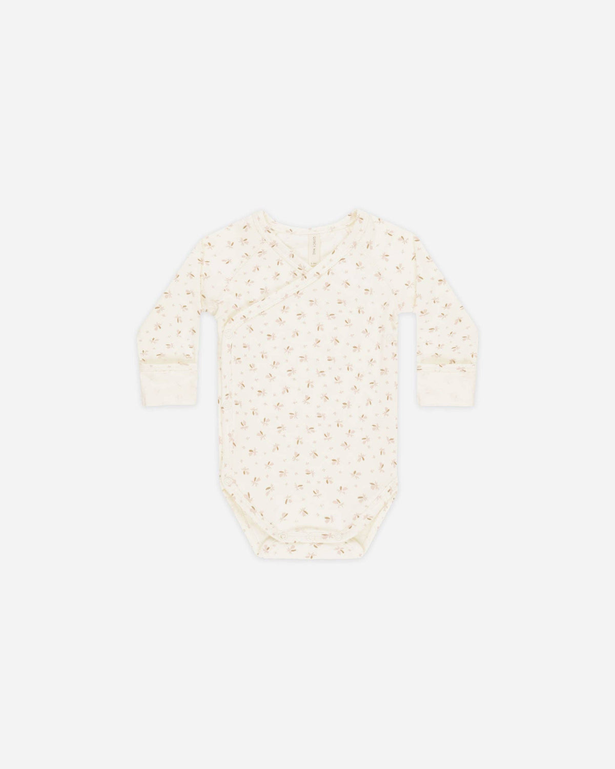 Quincy Mae - Side Snap Bodysuit Fleur