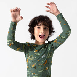 Bellabu Bear - Jurassic Park: Safari Bamboo Kids Pajamas