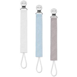 Ali+Oli - Ali+Oli Linen Pacifier Clips (set of 3)