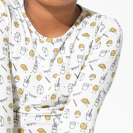 Bellabu Bear - Milk and Cookies Bamboo Kids Pajamas
