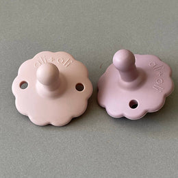 Ali+Oli - Pacifier Set Flower (Blush & Pink)