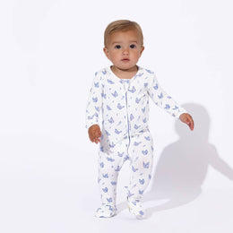 Bellabu Bear - Butterfly Bamboo Baby Convertible Footie