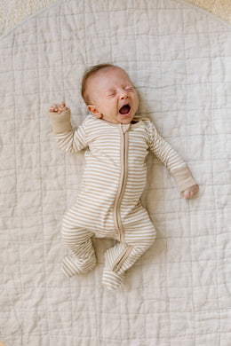 Colored Organics - Peyton Zipper Sleeper - Stripe Collection