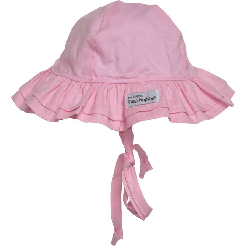 Flap Happy - Baby UPF50+ Girls and Boys Double Ruffle Sun Hat
