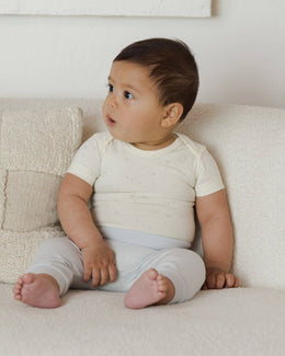 Quincy Mae - Cotton Baby Pant Fog