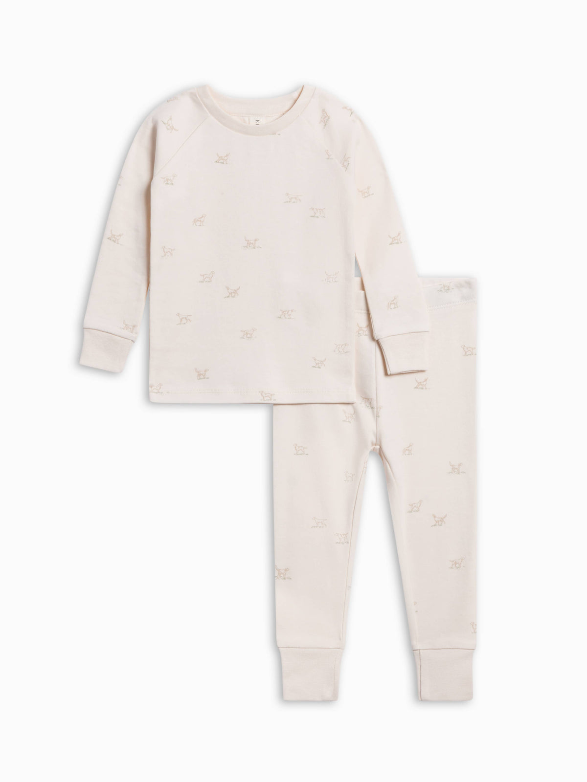 Colored Organics - 2 Piece Long Sleeve Jammie Set - Field Dog