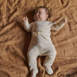 Nature Baby - Cotton Footed Rompers