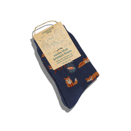 Conscious Step - Kids Socks that Protect Foxes | Organic Cotton Kids Socks