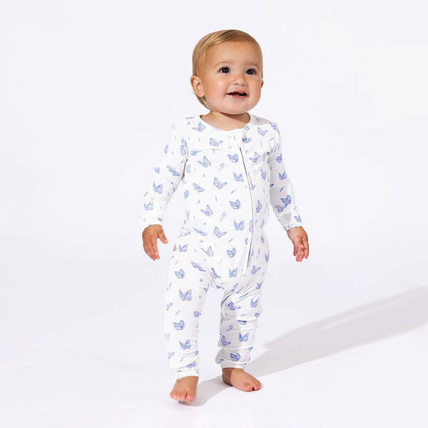 Bellabu Bear - Butterfly Bamboo Baby Convertible Footie
