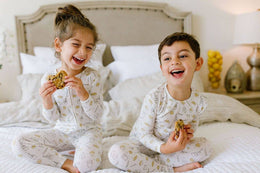 Bellabu Bear - Milk and Cookies Bamboo Kids Pajamas