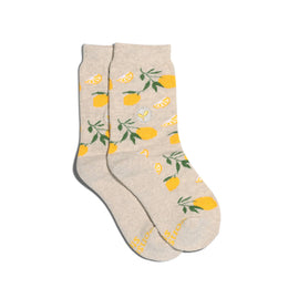 Conscious Step - Kids Socks that Plant Trees | Lemons - Organic Cotton Socks