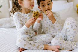 Bellabu Bear - Milk and Cookies Bamboo Kids Pajamas
