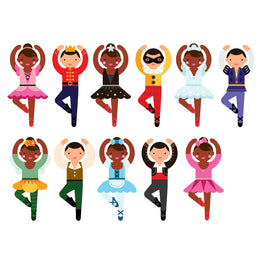 Chronicle Books - Ballet Dancers Magnetic Dress Up
