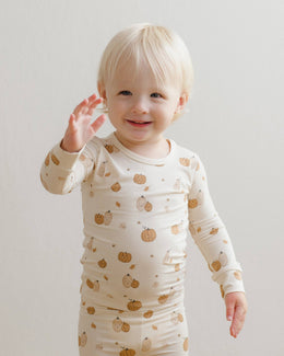 Quincy Mae - Bamboo Pajama Set Harvest Friends