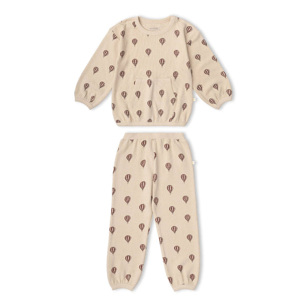 Makemake Organics - Organic Tee & Pant Slouch Set - Ballon Voyage