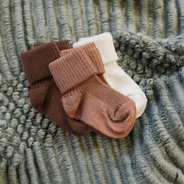 Woolino - Merino Wool Socks -  Cork