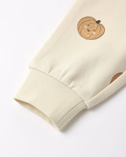 Quincy Mae - Relaxed Fleece Sweatpant Pumpkins