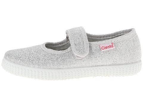 Cienta Shoes - Cienta 56013.26 Silver Sparkle Mary Jane