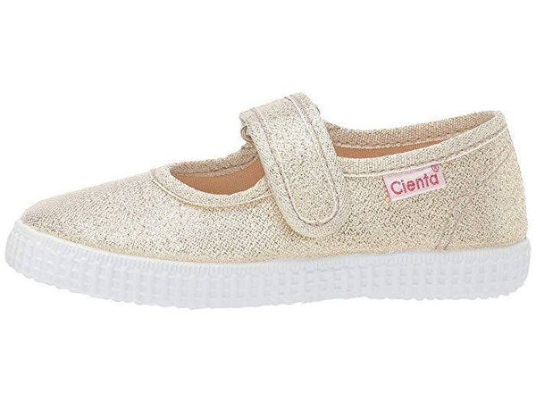 Cienta Shoes - Cienta 56083.25 Gold Sparkle Mary Jane