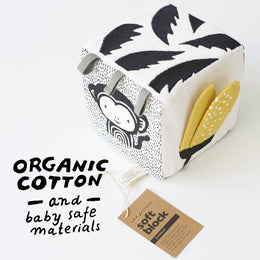 Wee Gallery - Jungle Soft Block - Activity Toy for Baby