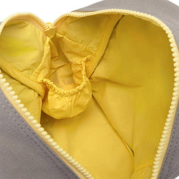 Fluf - Zipper Lunch - ‘Lunch’ Grey / Yellow