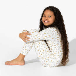 Bellabu Bear - Milk and Cookies Bamboo Kids Pajamas