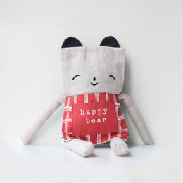 Wee Gallery - Bear Flippy Friend - Organic Cotton Soft Toy Doll