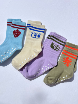 Milk Teeth - RIBBED GRIP SOCK